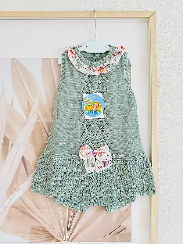 knit dress with shorts reborn doll accessory
