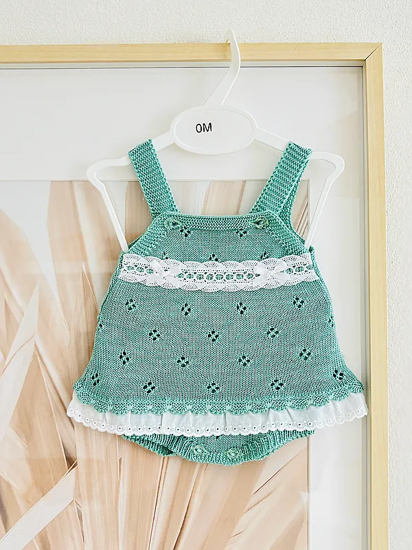 knitset with lace reborn doll accessory