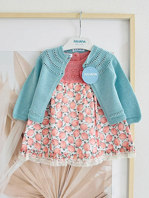 dress with cardigan reborn doll accessory by jacqueline kramer /jk honeybaby (#198887)