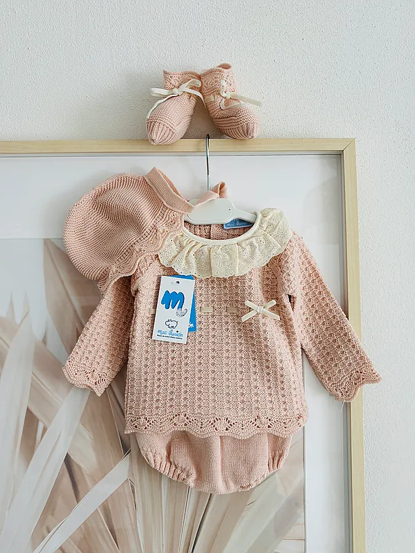 knitset with collar reborn doll accessory