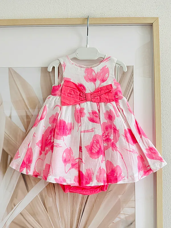 dress with flowers reborn doll accessory by jacqueline kramer /jk honeybaby (#200240)