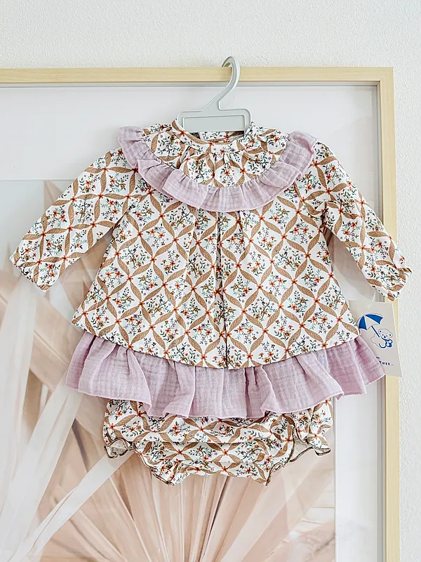 outfit with ruffles reborn doll accessory by jacqueline kramer /jk honeybaby (#201355)