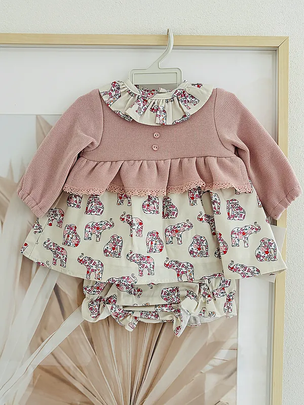 outfit with elephants reborn doll accessory