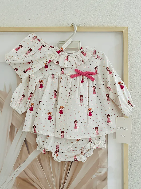 outfit with bow reborn doll accessory by jacqueline kramer /jk honeybaby (#201821)