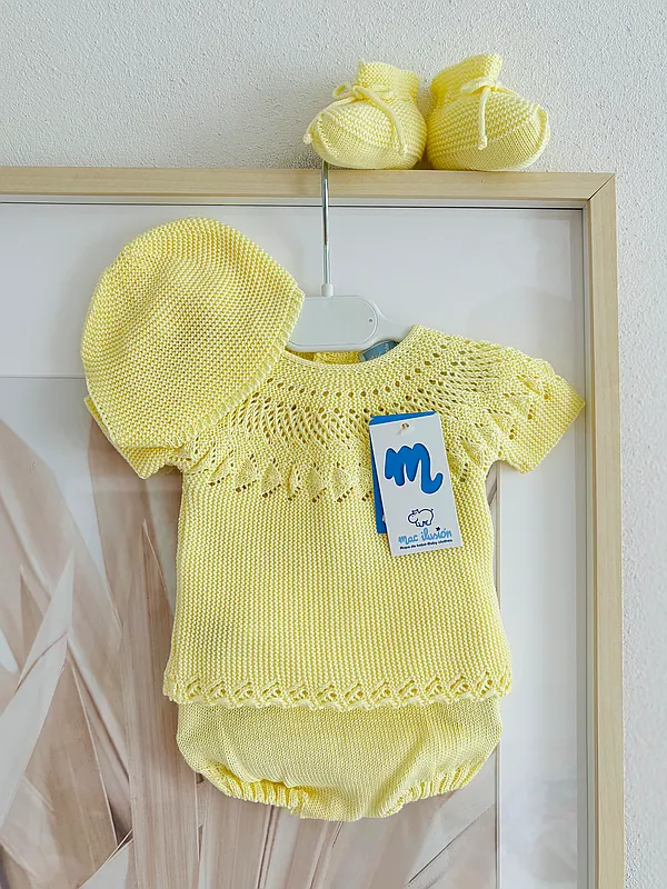 mac ilusion knitted preemie outfit reborn doll accessory