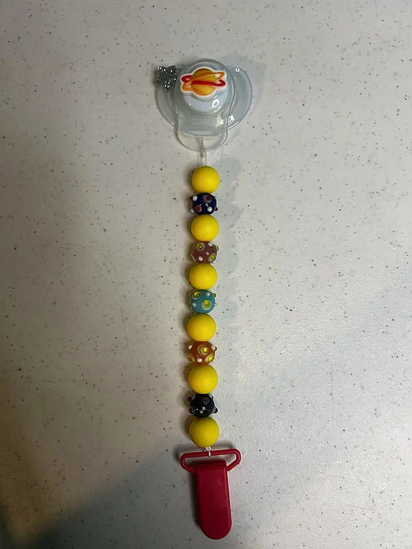 modified pacifier clip 2 reborn doll accessory
