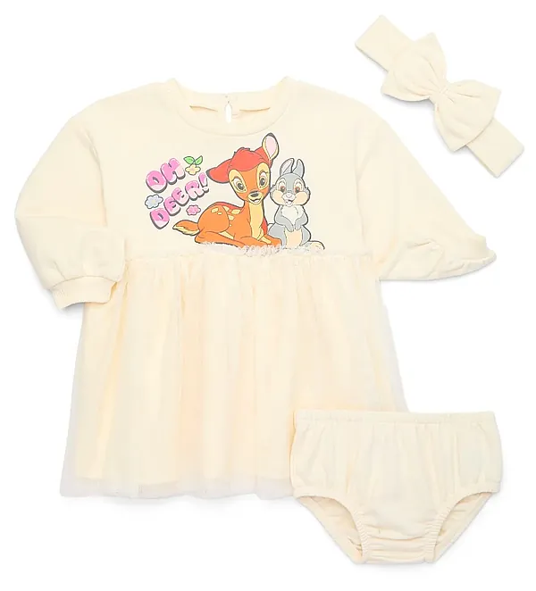girls bambi dress 0-3 m reborn doll accessory