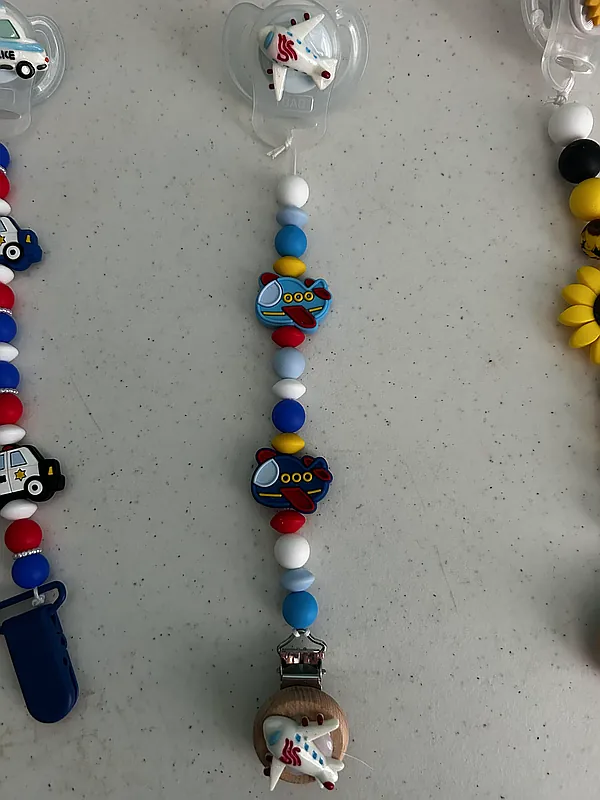 pacifier and clip #27 reborn doll accessory