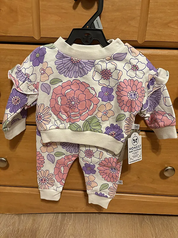 nb floral set reborn doll accessory