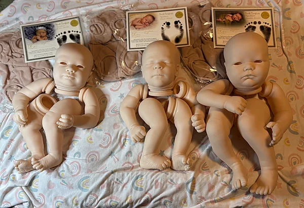 lot of 3 bb kits-so reborn doll