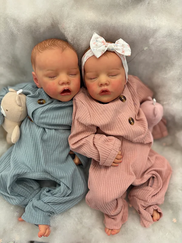 twin a and twin b reborn doll