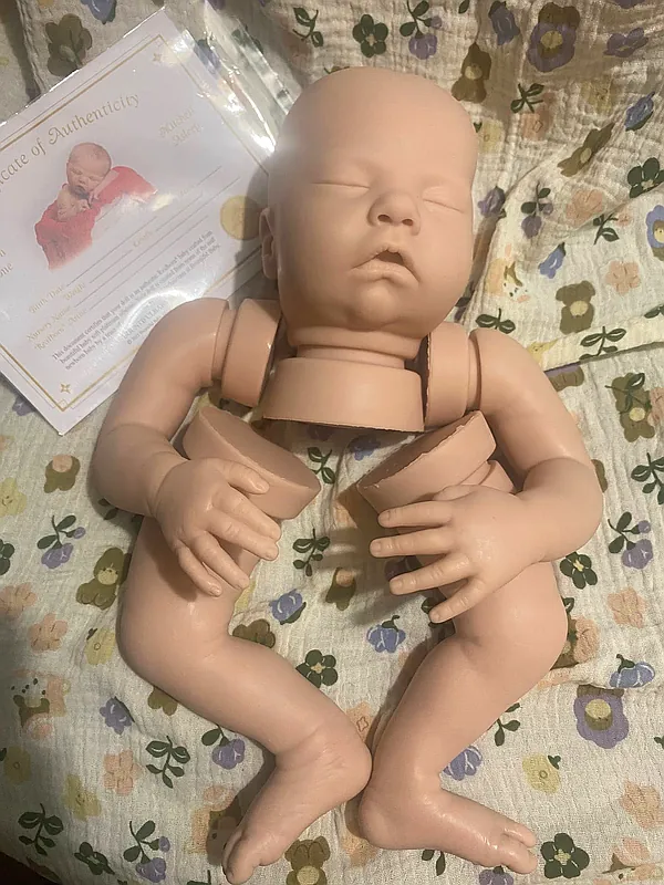 mitchell asleep reborn doll by reborn ateljee paula