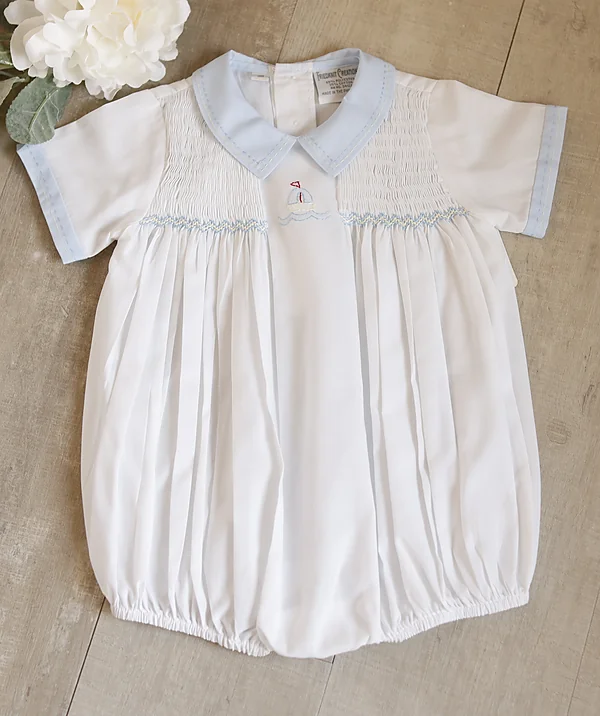 preemie boy smocked heirloom sailboat bubble reborn doll accessory