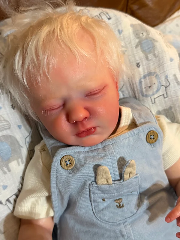 logan reborn doll by cuddles & cuties by lisa