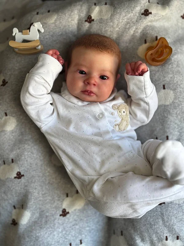 mary awake reborn doll by millie's nursery
