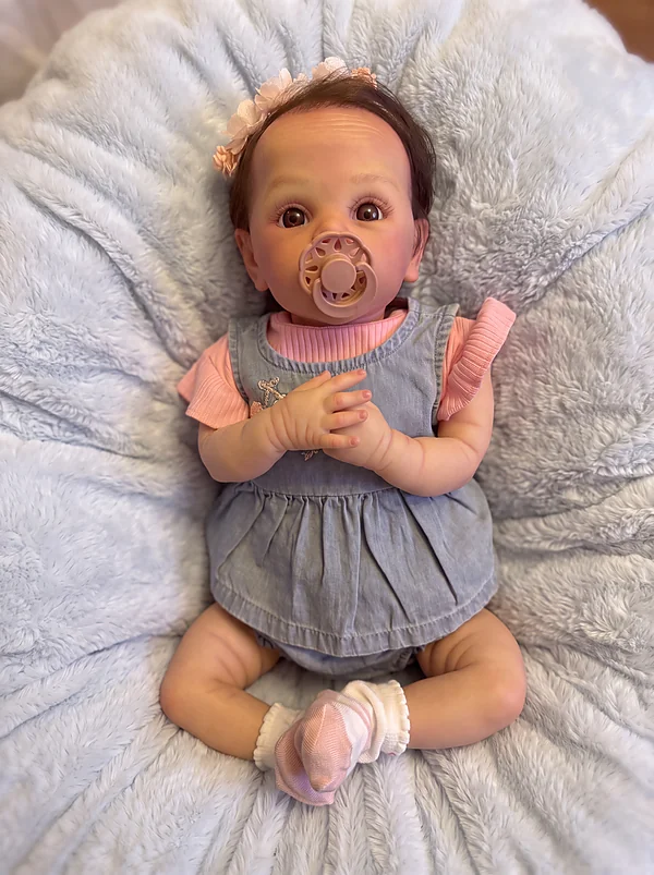 ollie reborn doll by stella lottie reborns art - 19 inches (48.26 cm) (#226217)