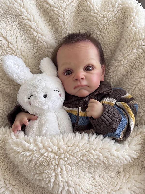 ollie reborn doll by stella lottie reborns art - 19 inches (48.26 cm) (#226452)