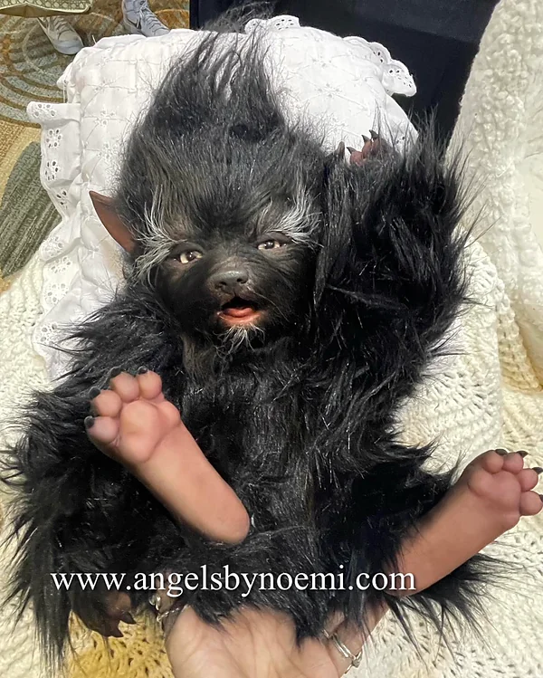 black fabio reborn doll