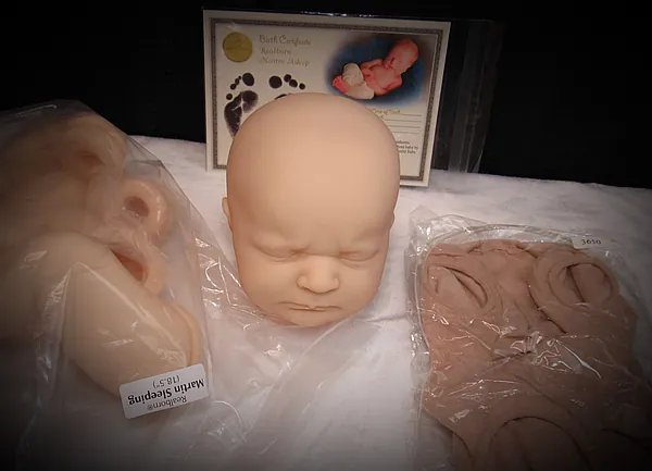 martin asleep reborn doll